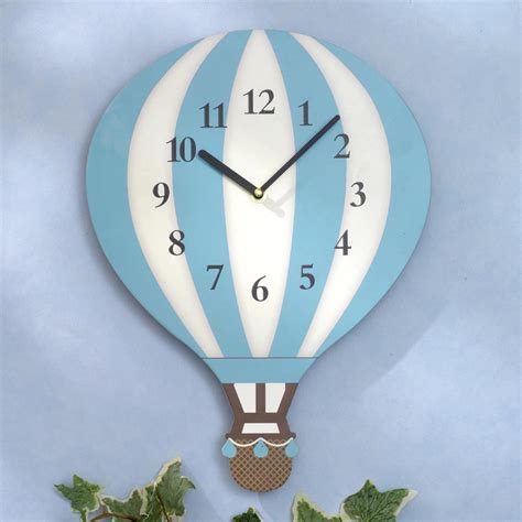 hot air balloon clocks made in usa for tables